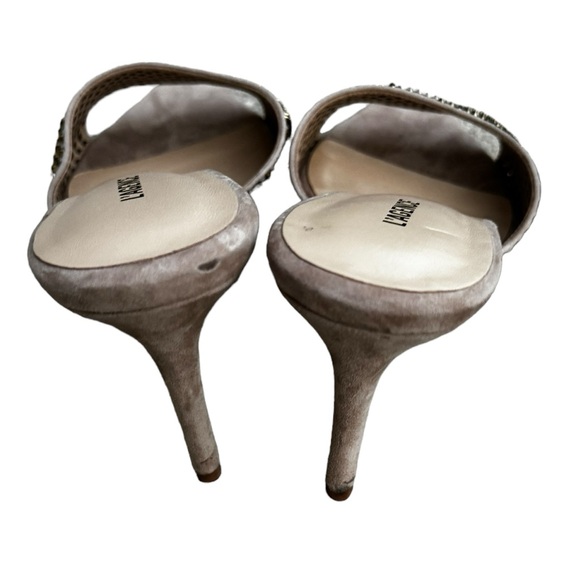 L’Agence Narcise Rhinestone Sandal in Macaroon 10 - Picture 5 of 12